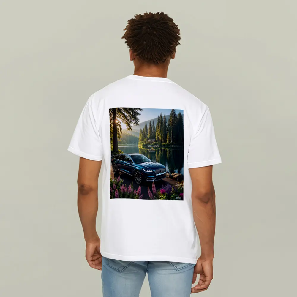 Lincoln Nautilus Blue SUV Forest Lake – T-Shirts