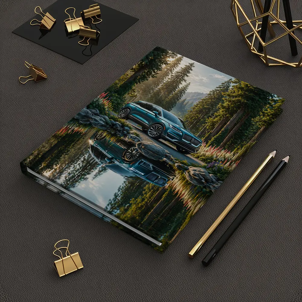 Lincoln Nautilus SUV Forest Lake Reflection – Notebooks