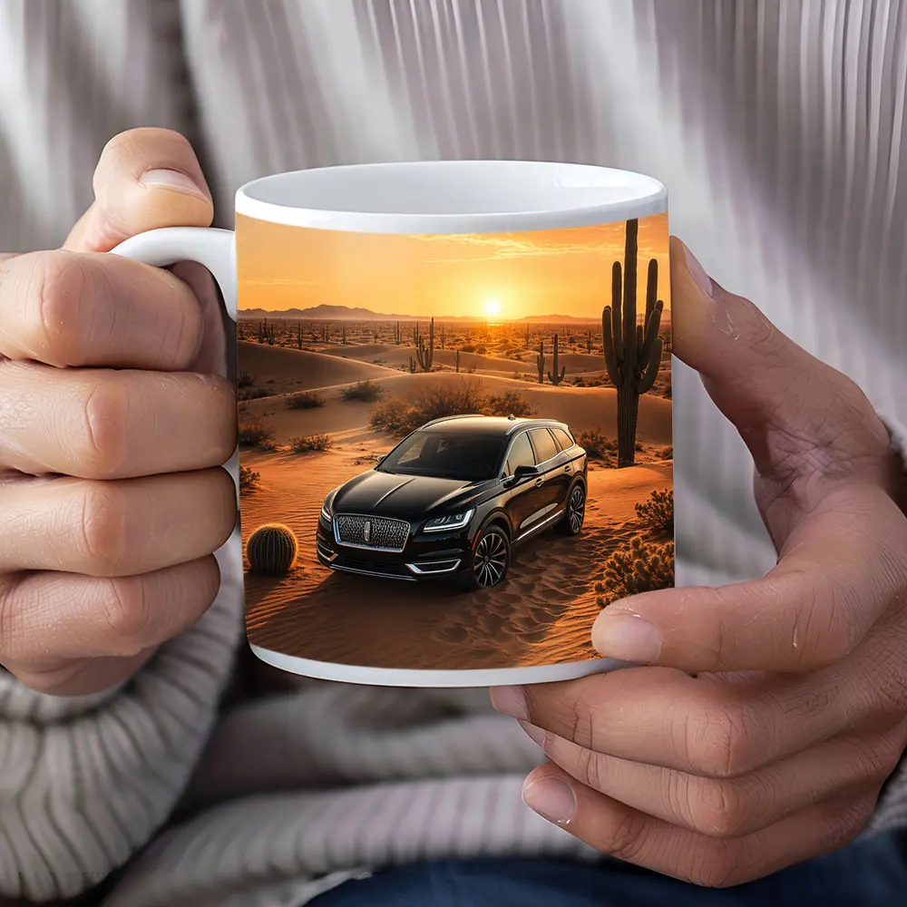 Lincoln Nautilus Black SUV Desert Sunset – Mugs