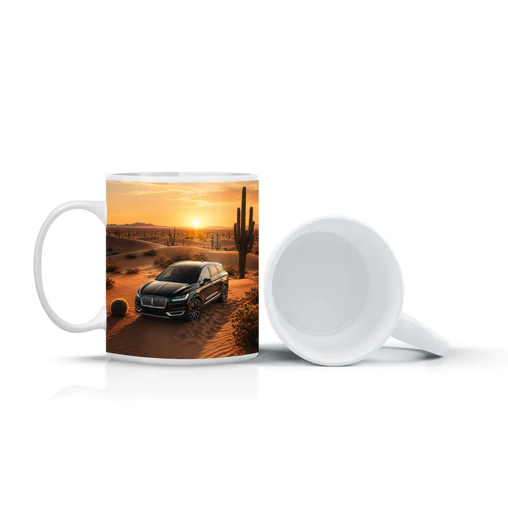 Lincoln Nautilus Black SUV Desert Sunset – Mugs
