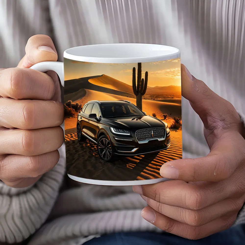Lincoln Nautilus Black SUV Desert Sunset – Mugs