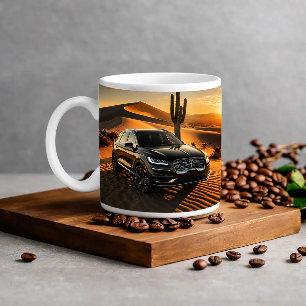 Lincoln Nautilus Black SUV Desert Sunset – Mugs