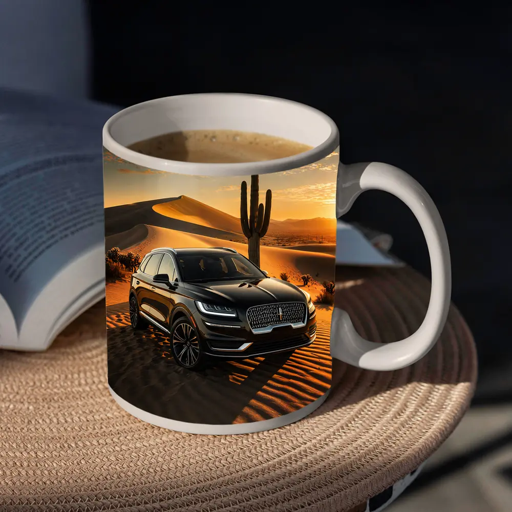 Lincoln Nautilus Black SUV Desert Sunset – Mugs
