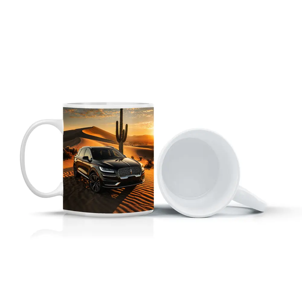 Lincoln Nautilus Black SUV Desert Sunset – Mugs