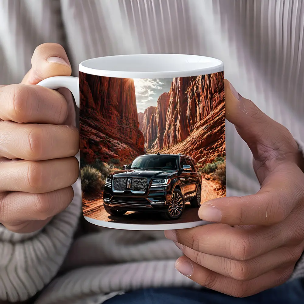 Lincoln Navigator Black SUV Red Canyon – Mugs