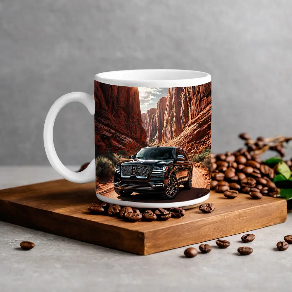 Lincoln Navigator Black SUV Red Canyon – Mugs