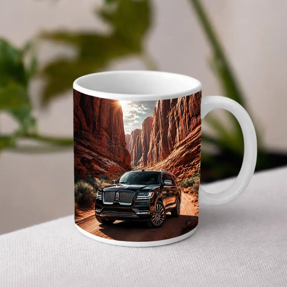 Lincoln Navigator Black SUV Red Canyon – Mugs
