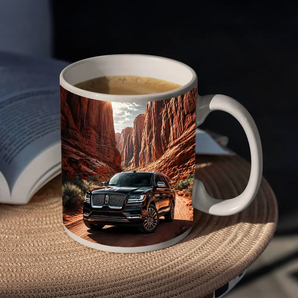 Lincoln Navigator Black SUV Red Canyon – Mugs