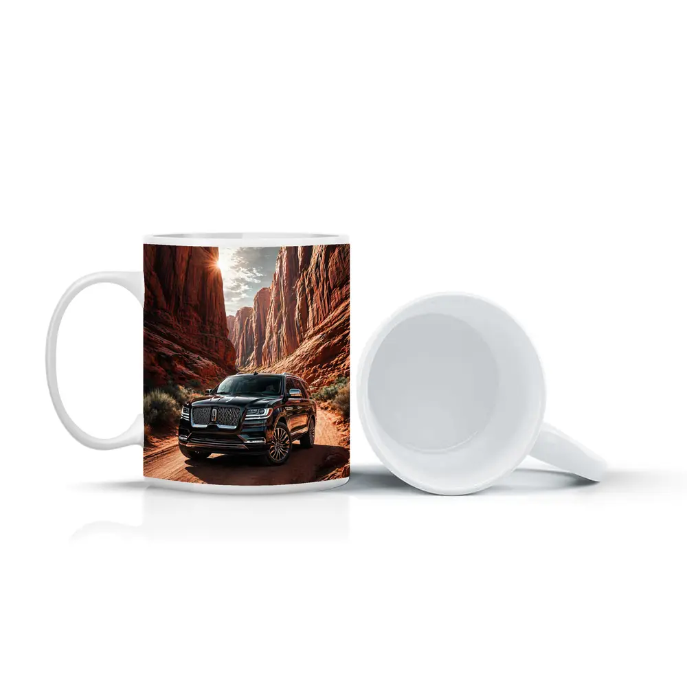 Lincoln Navigator Black SUV Red Canyon – Mugs