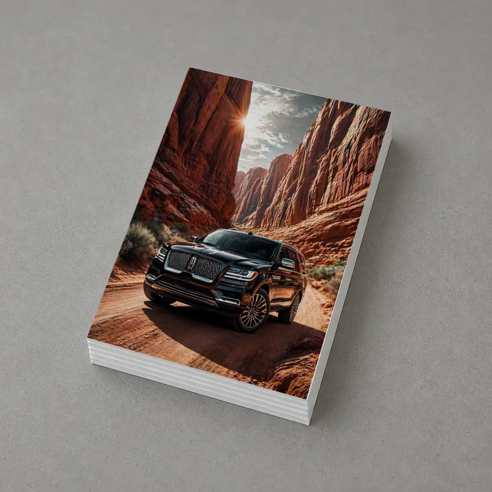 Lincoln Navigator Black SUV Red Canyon – Postcards