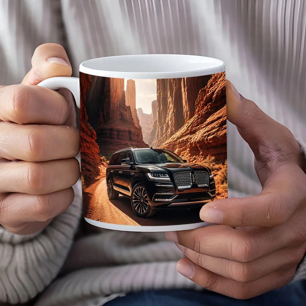 Lincoln Navigator Dark Red Canyon Drive – Mugs