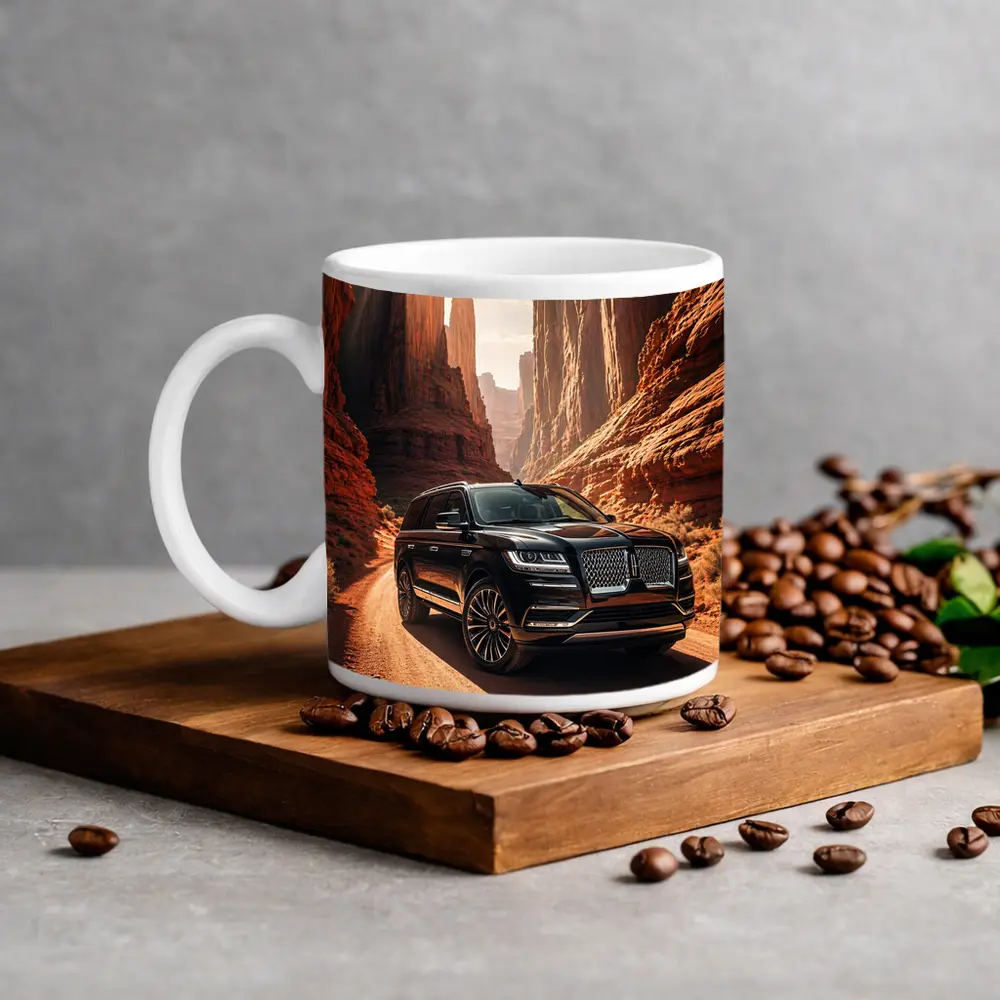 Lincoln Navigator Dark Red Canyon Drive – Mugs