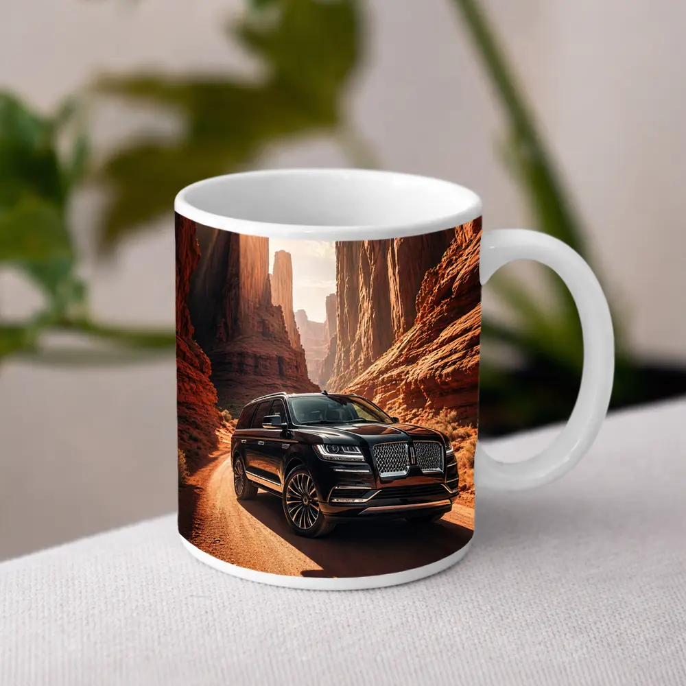 Lincoln Navigator Dark Red Canyon Drive – Mugs