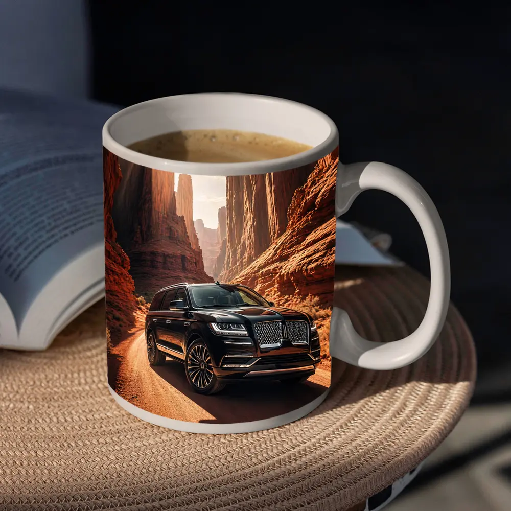 Lincoln Navigator Dark Red Canyon Drive – Mugs