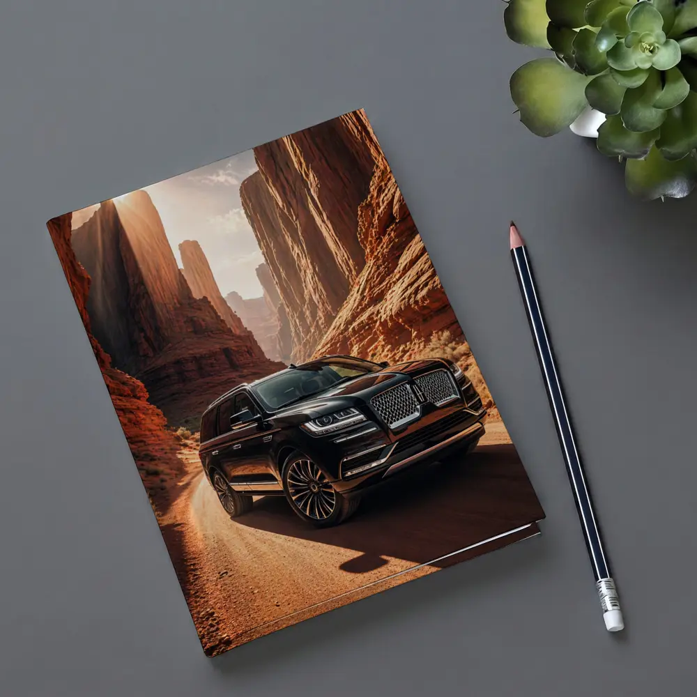 Lincoln Navigator Dark Red Canyon Drive – Notebooks