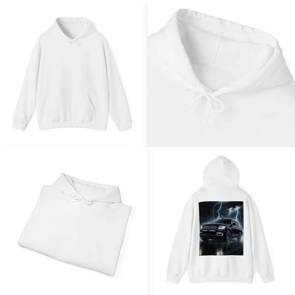 Lincoln Navigator Black SUV Lightning Storm – Hoodies