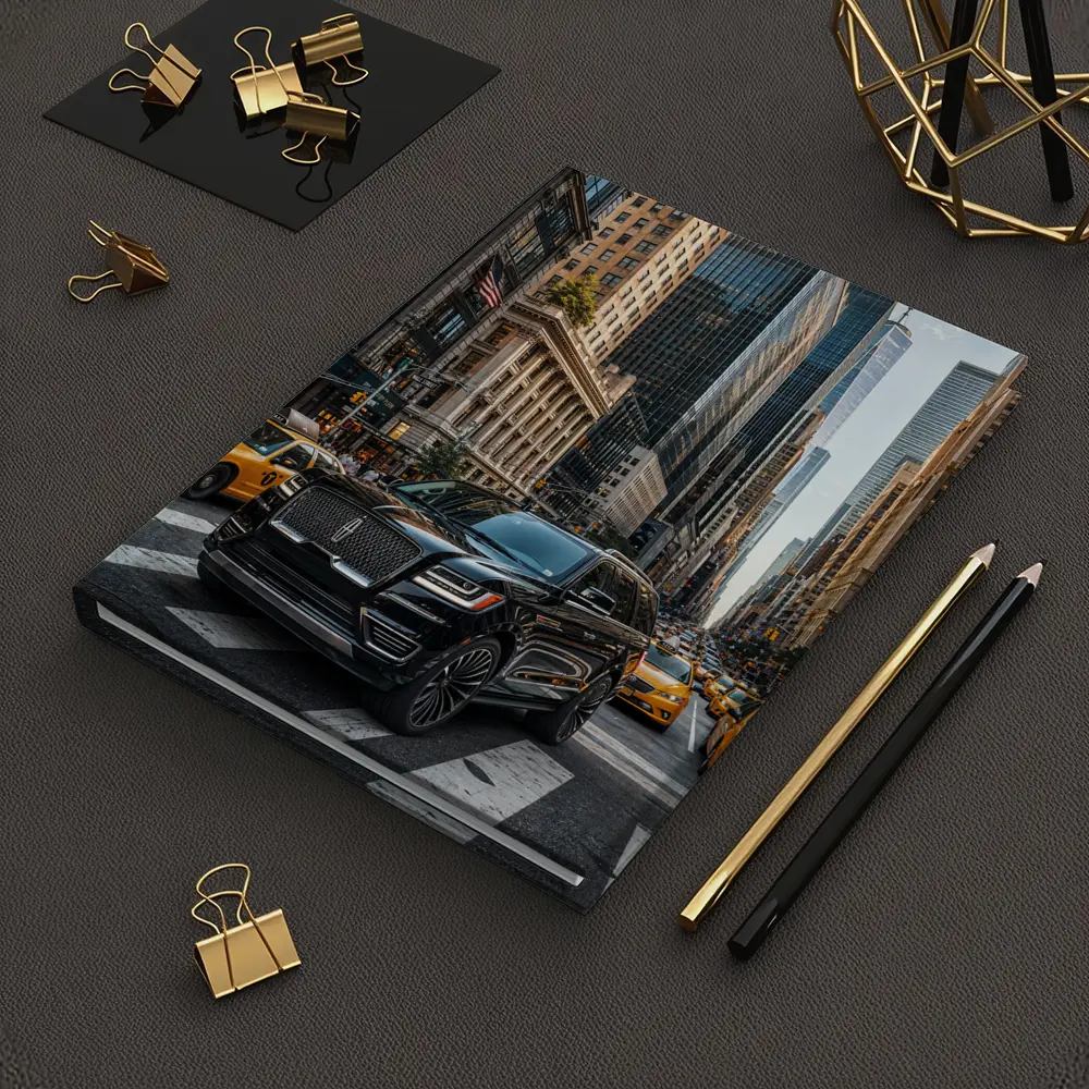 Lincoln Navigator Black SUV New York Street – Notebooks