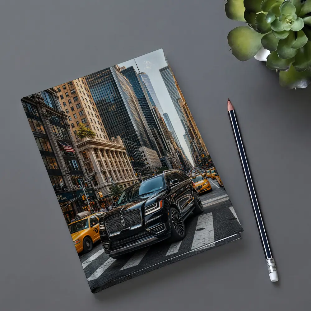 Lincoln Navigator Black SUV New York Street – Notebooks