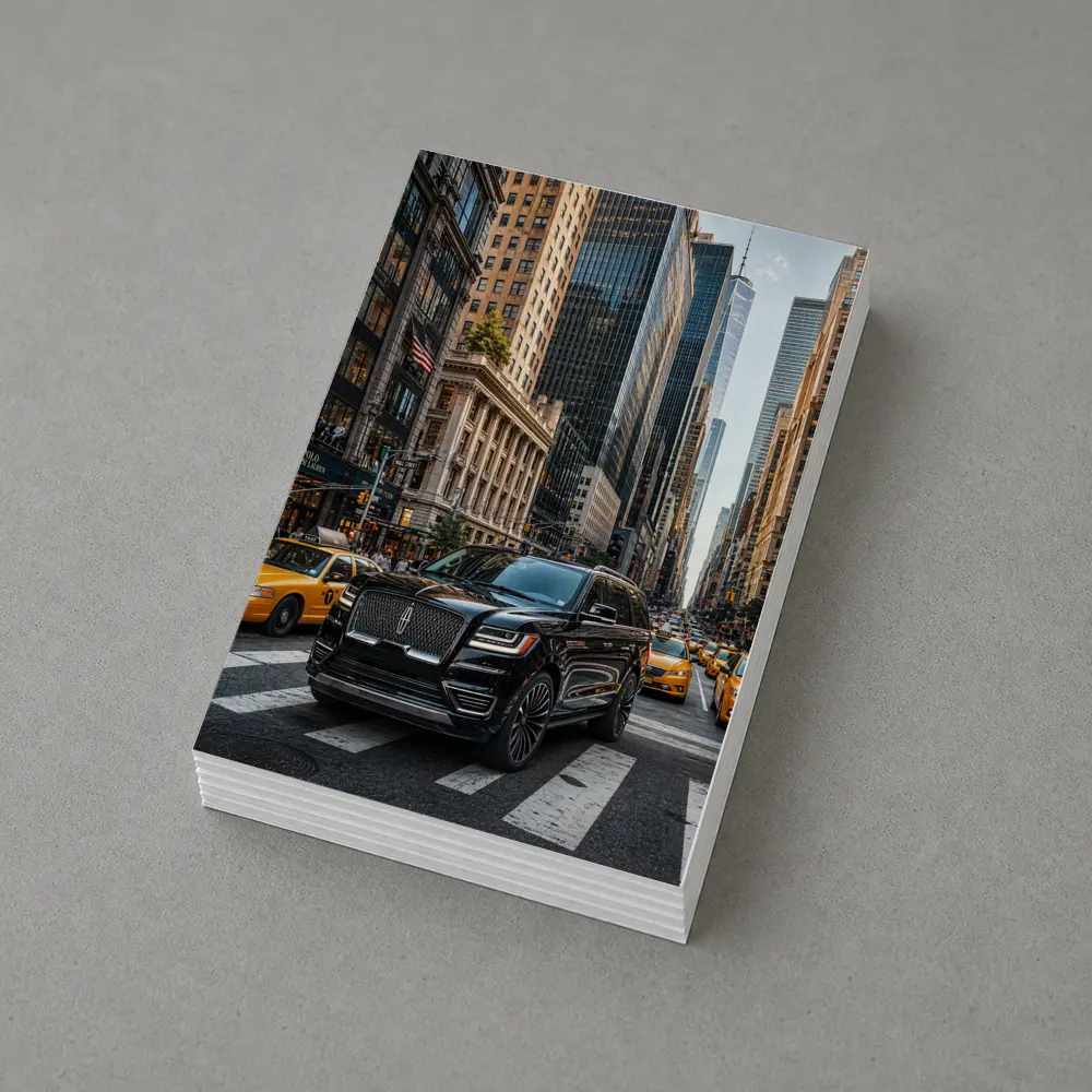 Lincoln Navigator Black SUV New York Street – Postcards