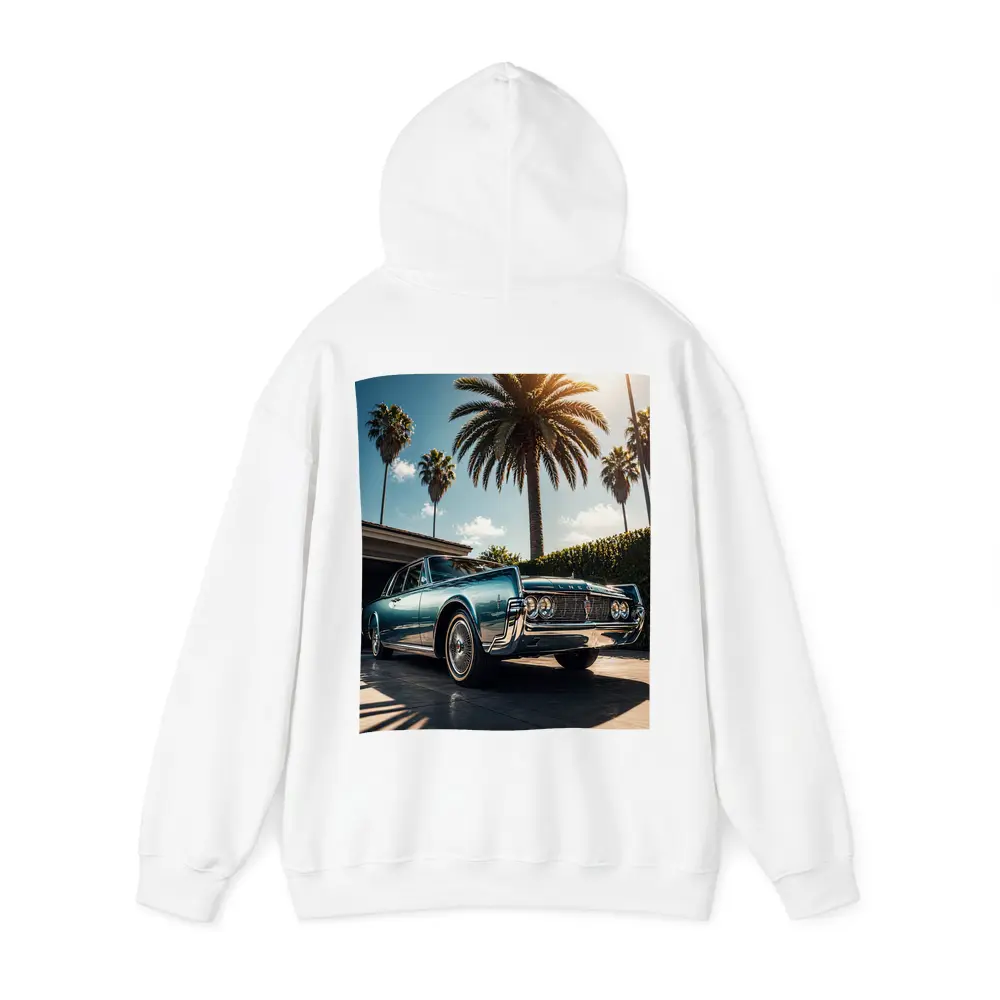 Lincoln Continental Classic Car Palm Trees – Hoodies