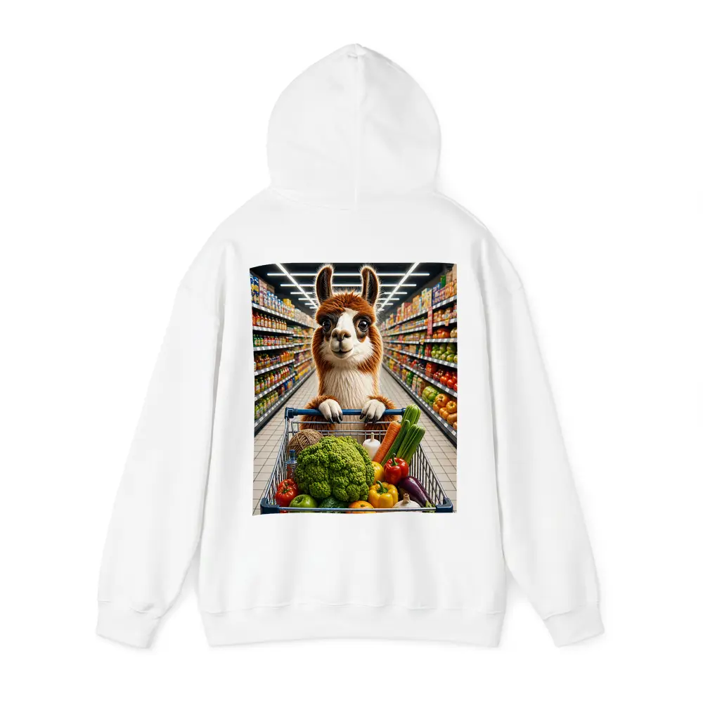 Alpaca Llama Shopping Cart Grocery Store – Hoodies