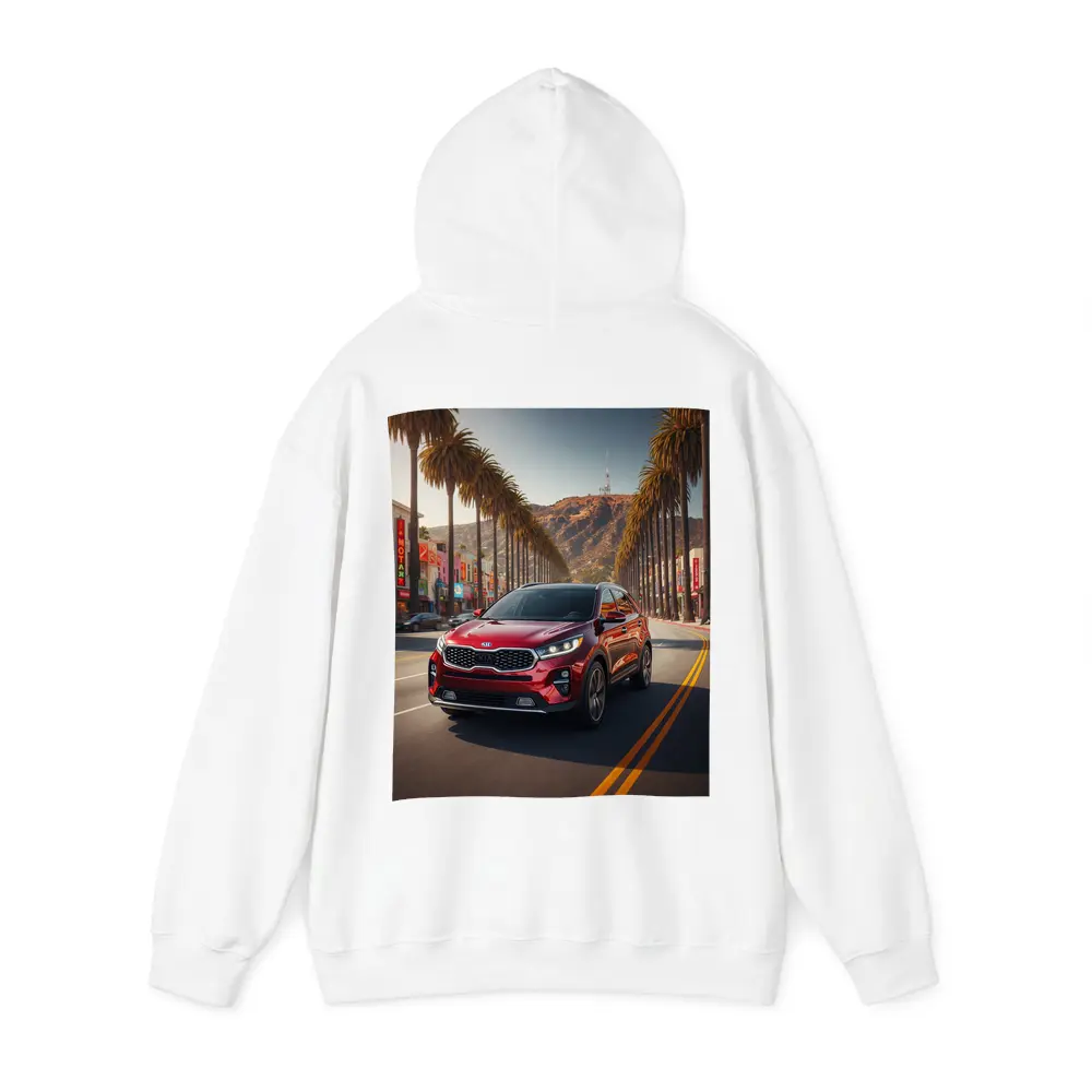 Kia Sorento Cruising Hollywood Boulevard Palm Trees – Hoodies