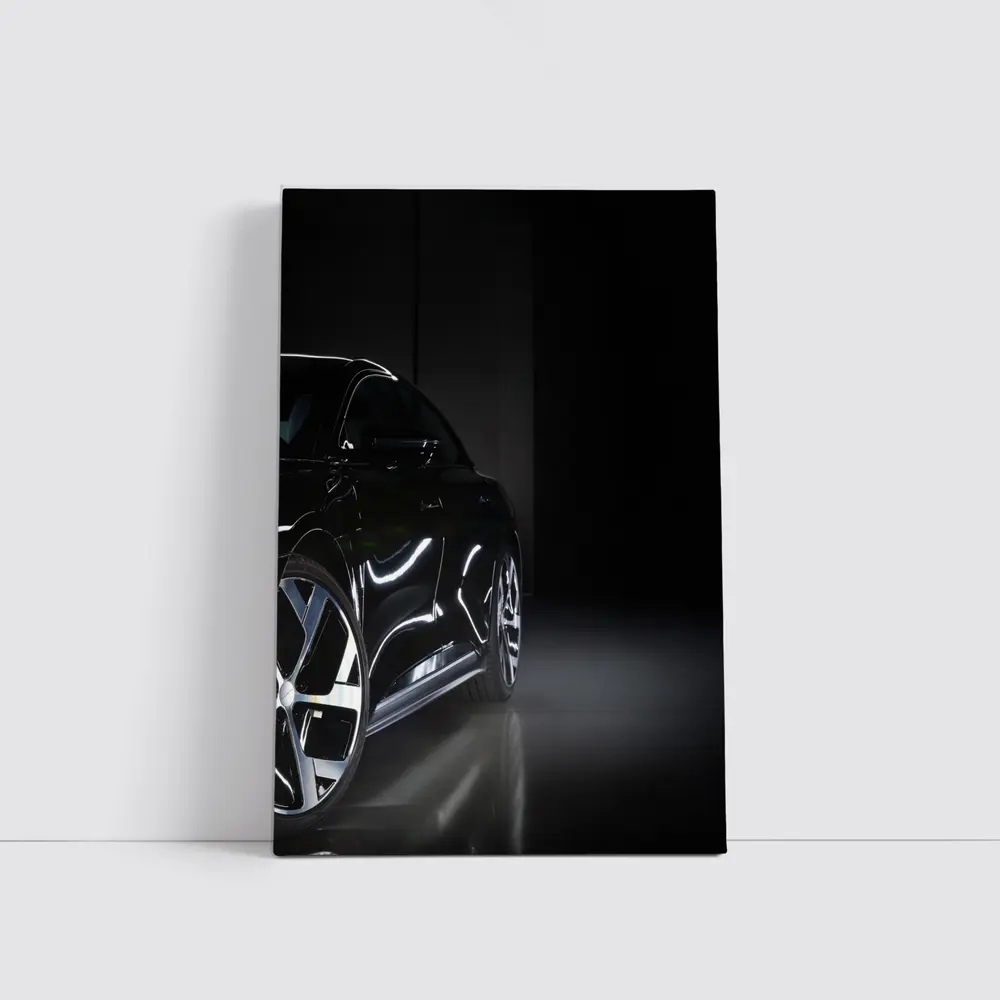 Lucid Air Dark Studio Black Car – Wall Art