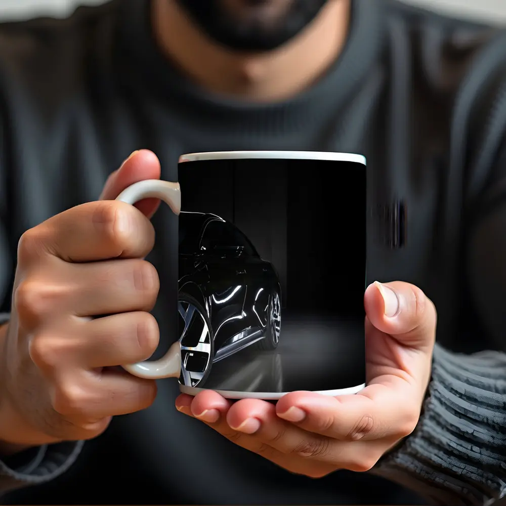 Lucid Air Dark Studio Black Car – Mugs