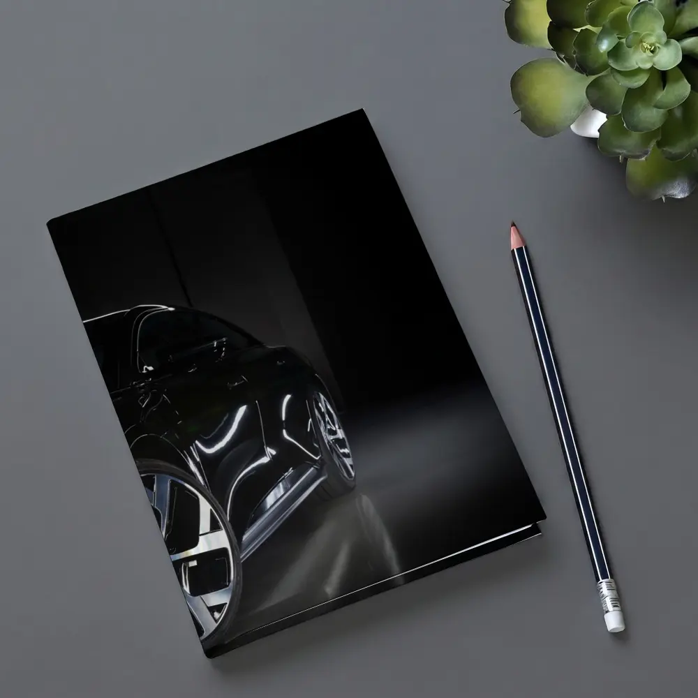 Lucid Air Dark Studio Black Car – Notebooks
