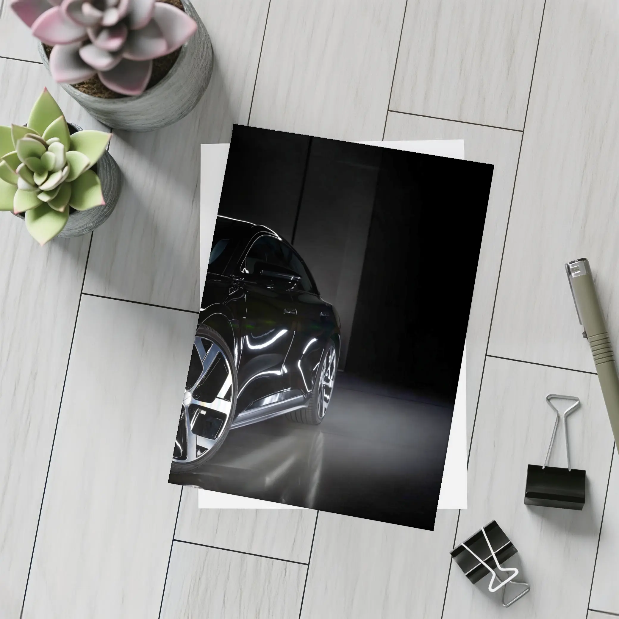 Lucid Air Dark Studio Black Car – Postcards