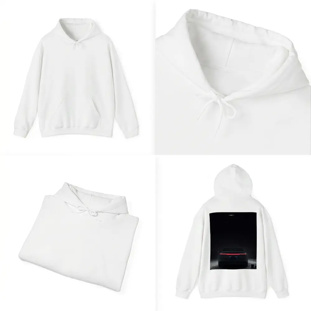 Lucid Air Rear Dark Garage Night – Hoodies