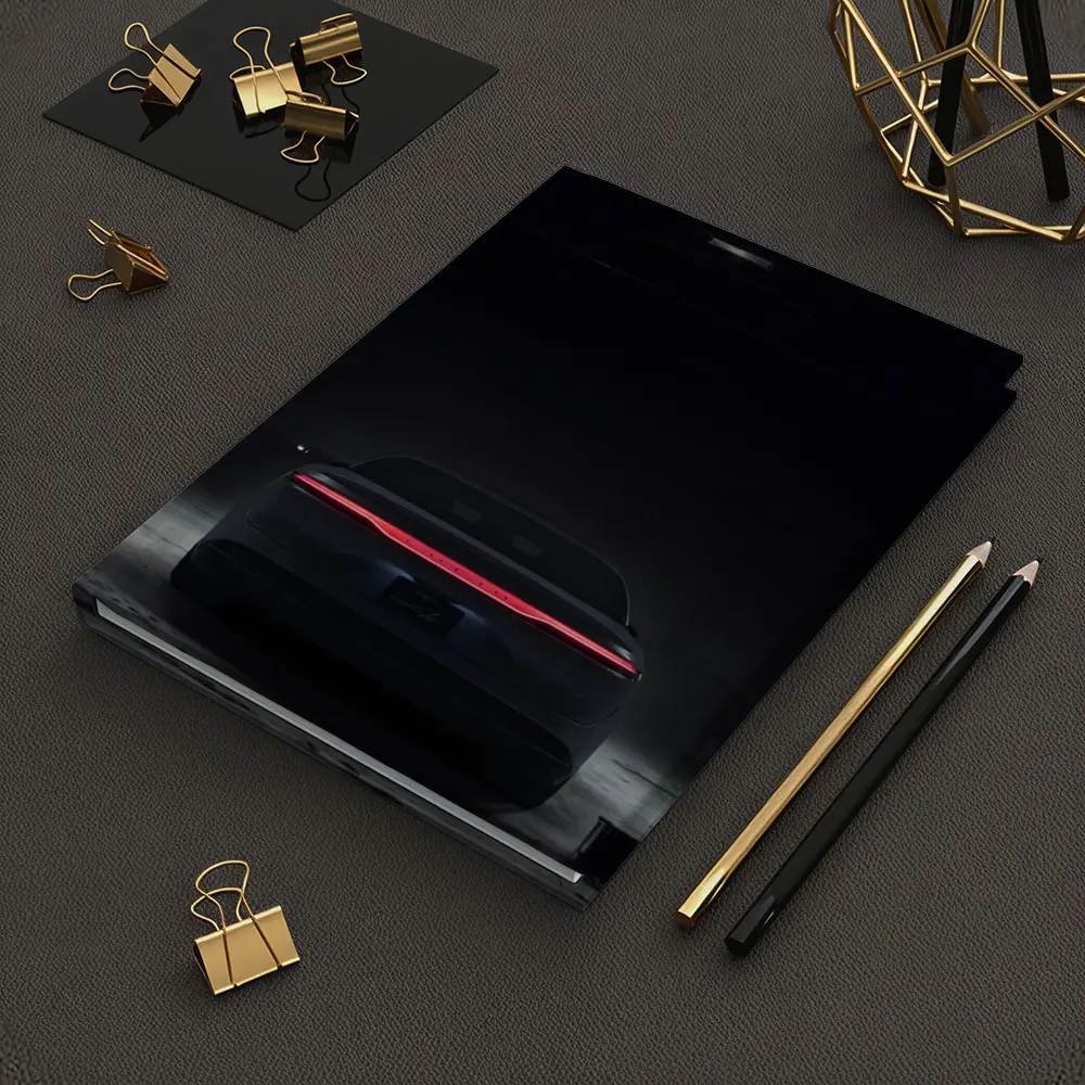 Lucid Air Rear Dark Garage Night – Notebooks