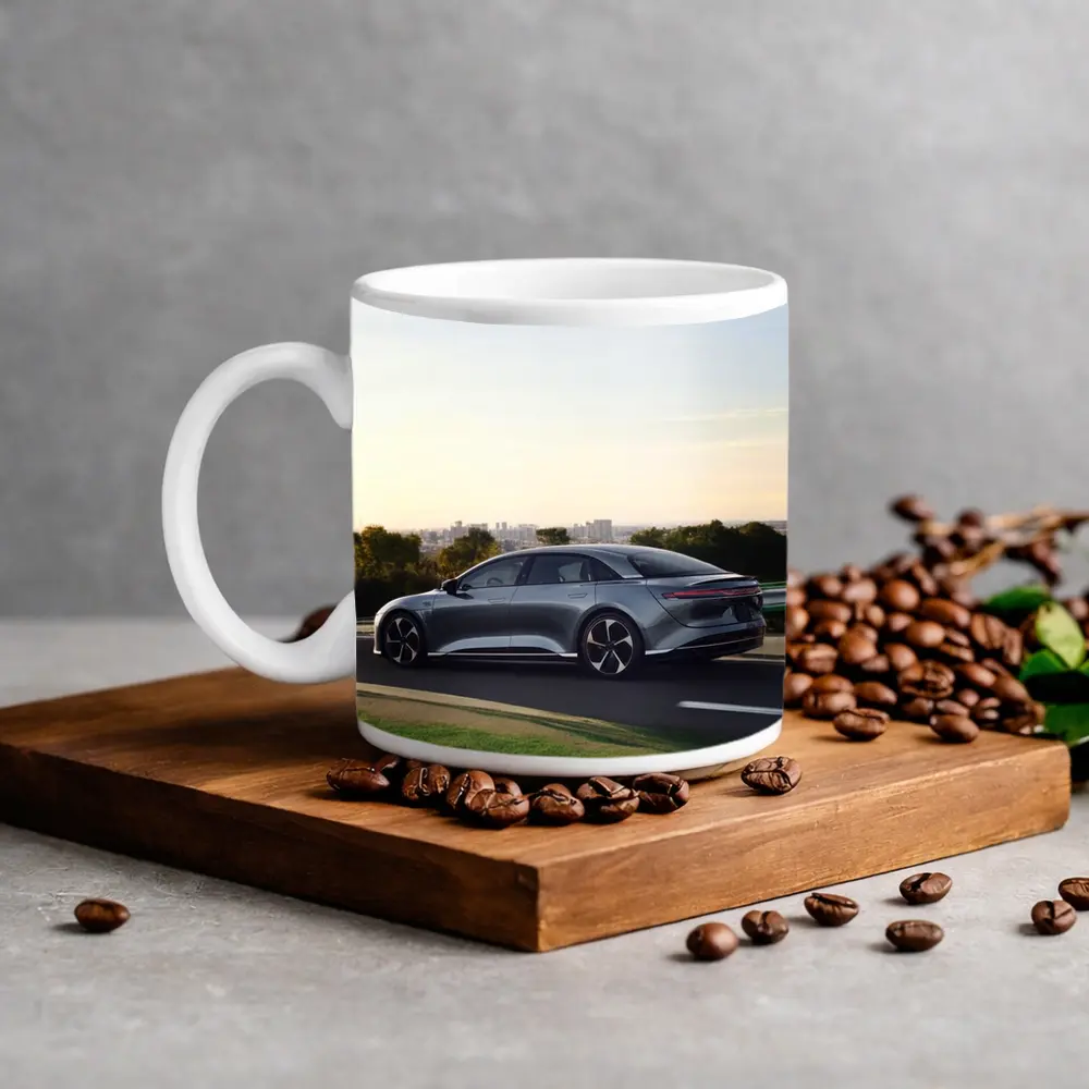 Lucid Air Electric Sedan City Road Drive – Mugs