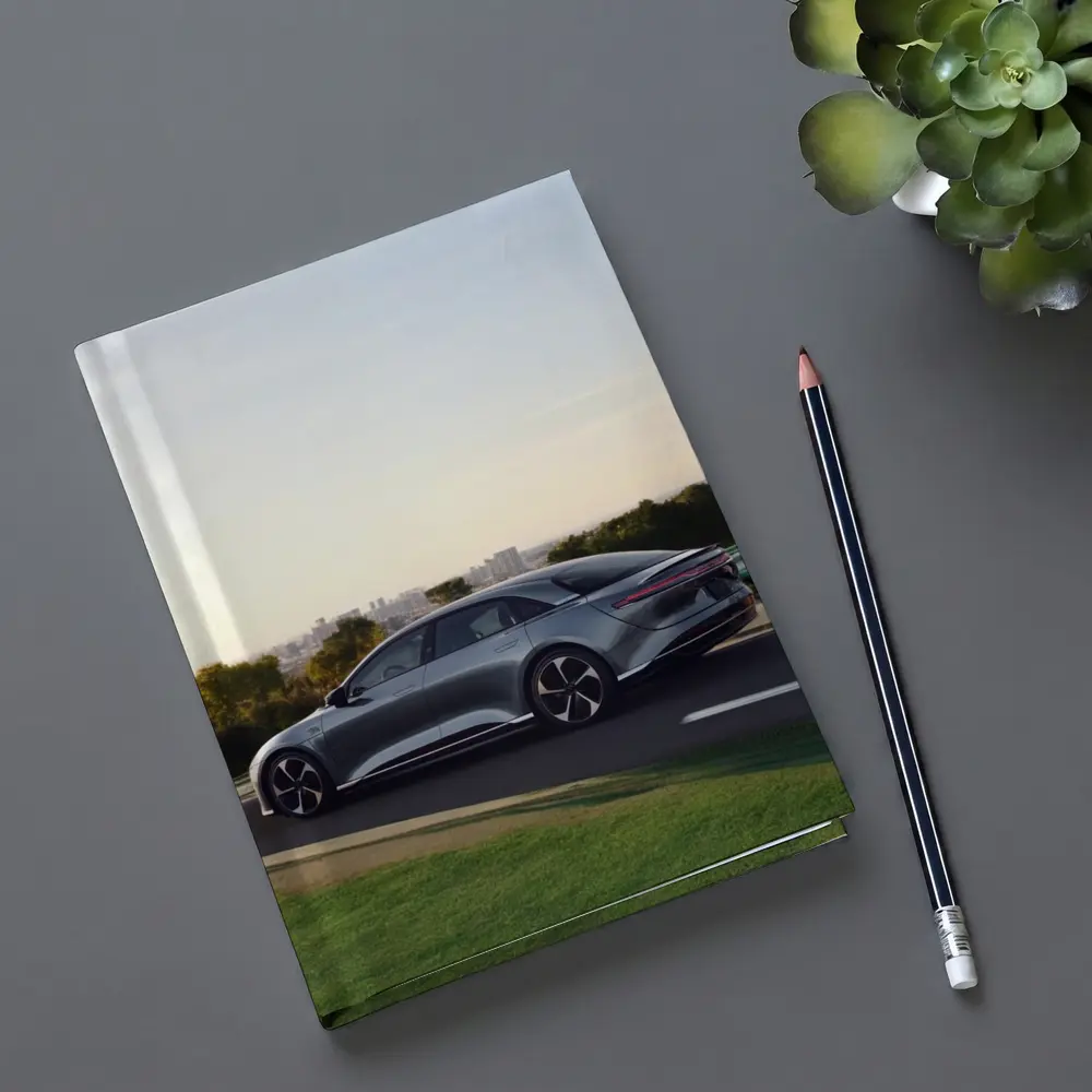 Lucid Air Electric Sedan City Road Drive – Notebooks