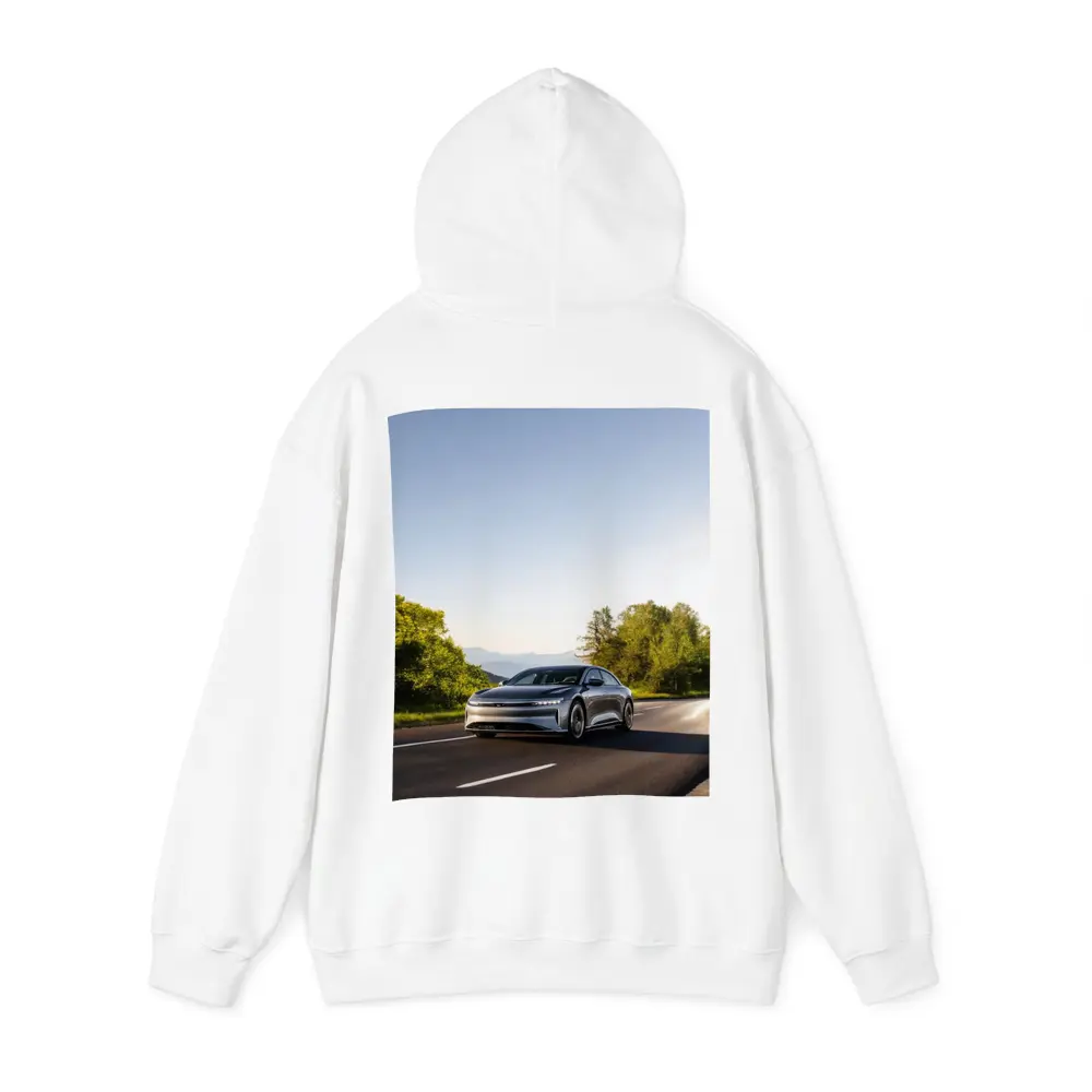 Lucid Air Electric Car Open Road Drive – Hoodies