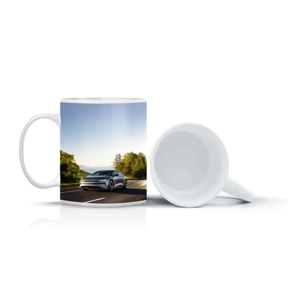 Lucid Air Electric Car Open Road Drive – Mugs