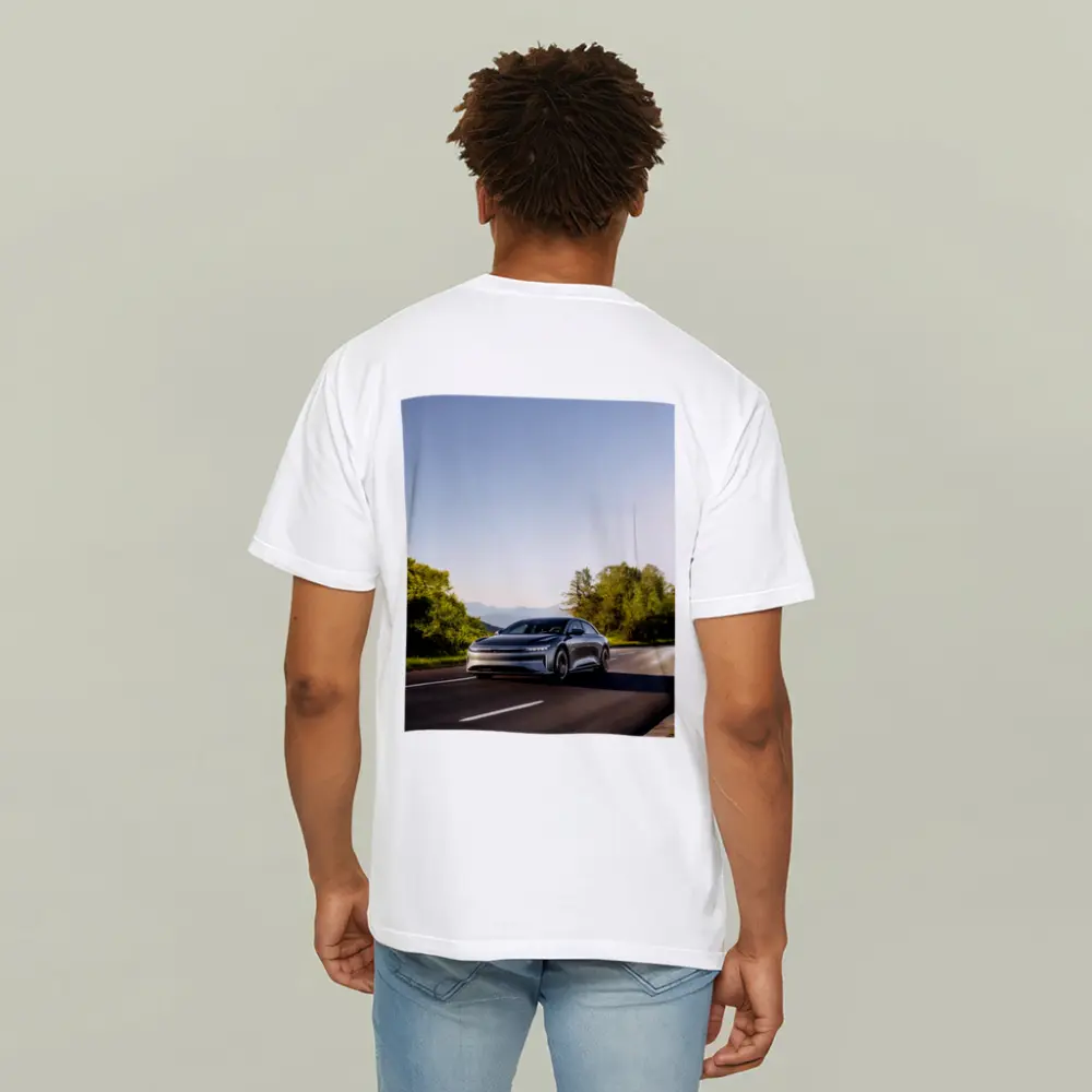 Lucid Air Electric Car Open Road Drive – T-Shirts