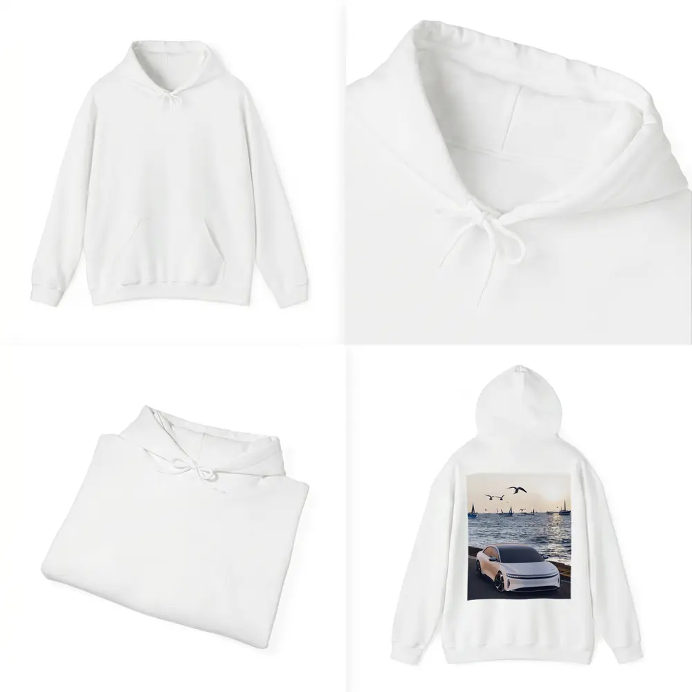 Lucid Air Grand Touring White Coastal Sunset – Hoodies