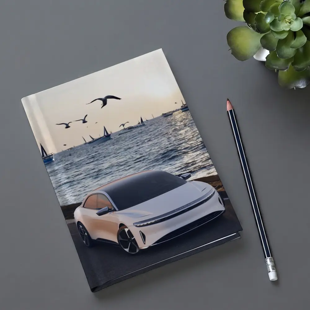 Lucid Air Grand Touring White Coastal Sunset – Notebooks