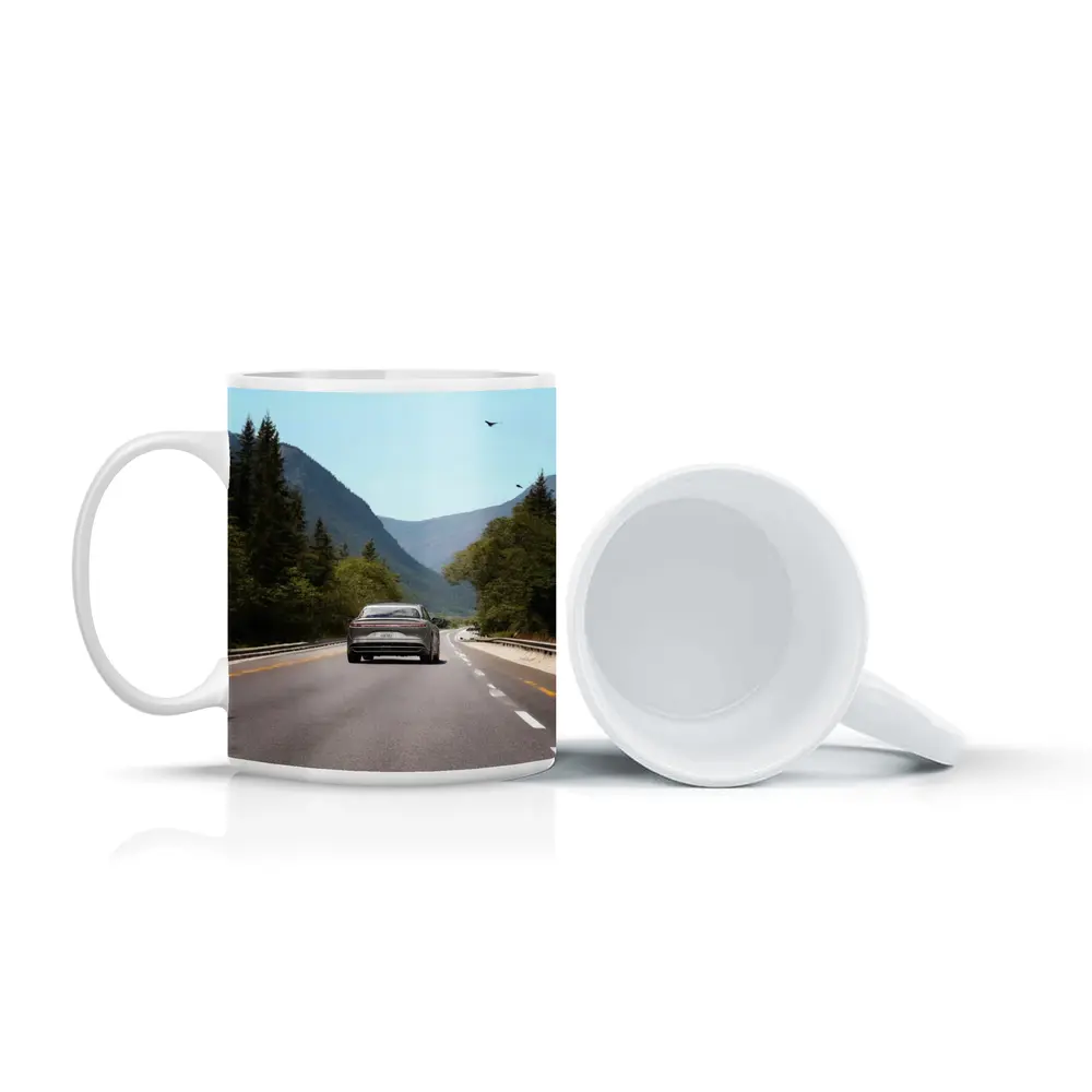 Lucid Air Sedan Mountain Highway Road – Mugs
