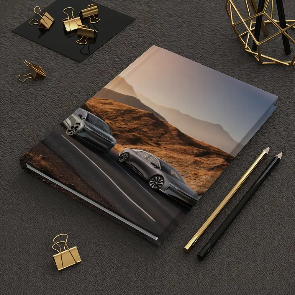 Lucid Air Gravity Duo Mountain Road Sunset – Notebooks