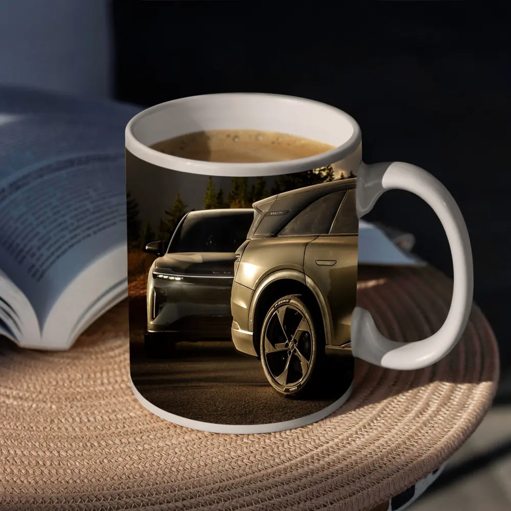 Lucid SUV Duo Mountain Sunset Road – Mugs