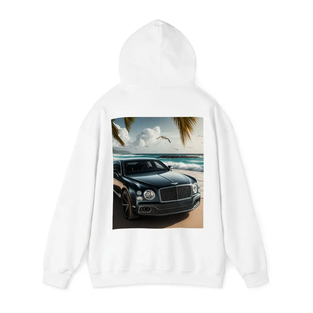 Bentley Mulsanne Parked on Tropical Beach – Hoodies