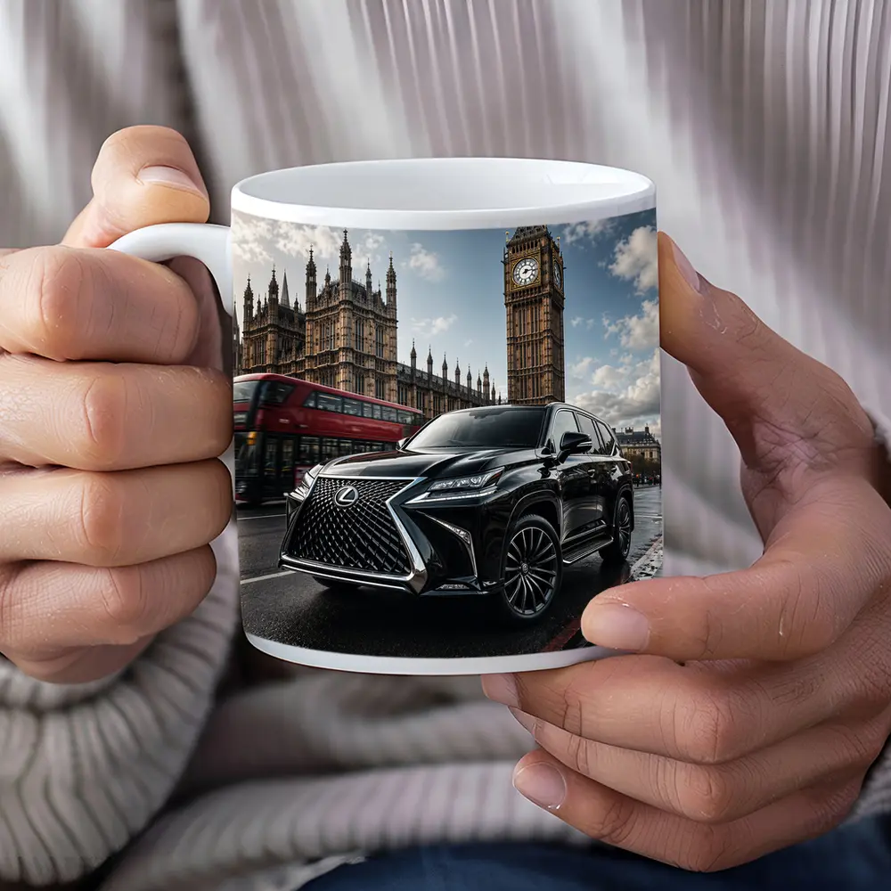 Lexus LX Black SUV London Big Ben – Mugs