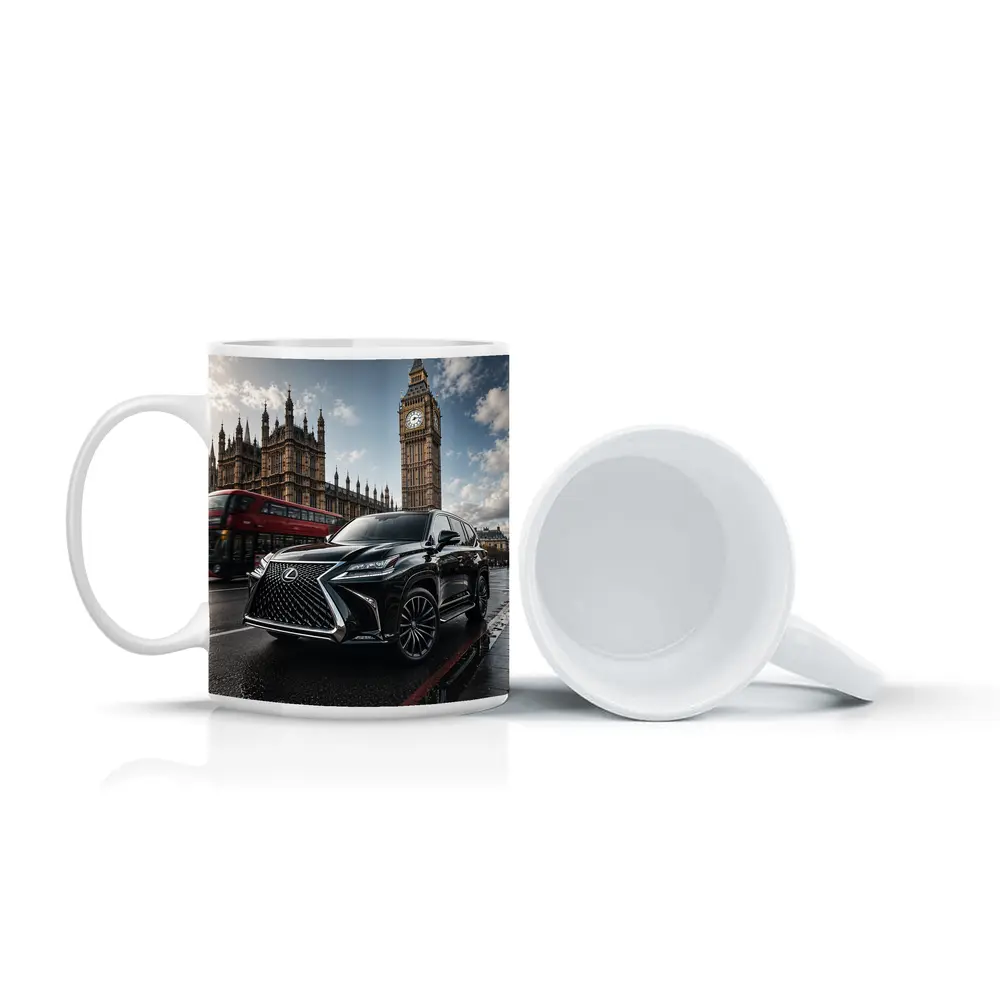 Lexus LX Black SUV London Big Ben – Mugs