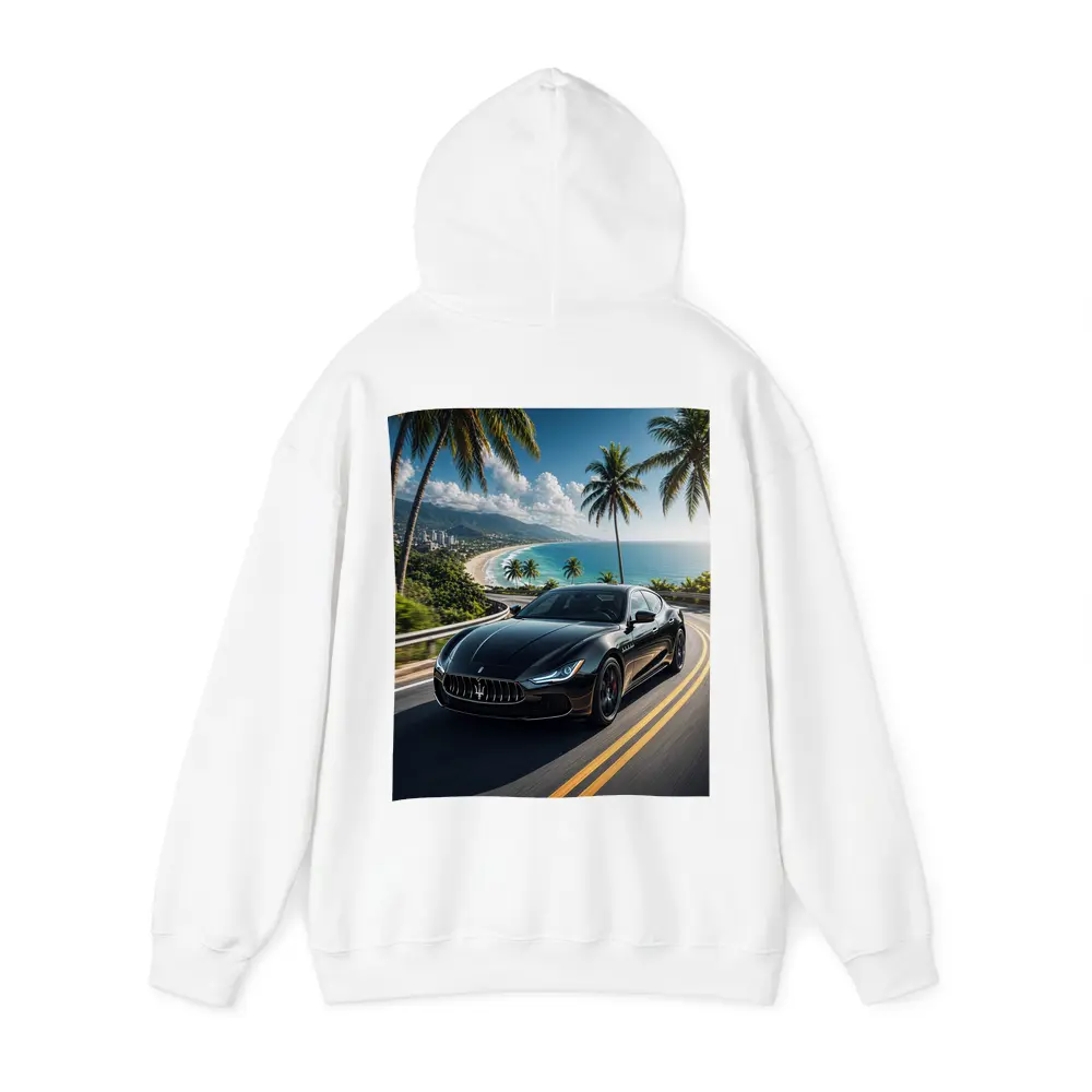 Maserati Ghibli Black Coastal Road Drive – Hoodies