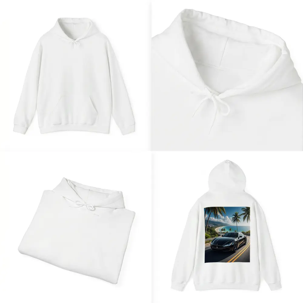 Maserati Ghibli Black Coastal Road Drive – Hoodies