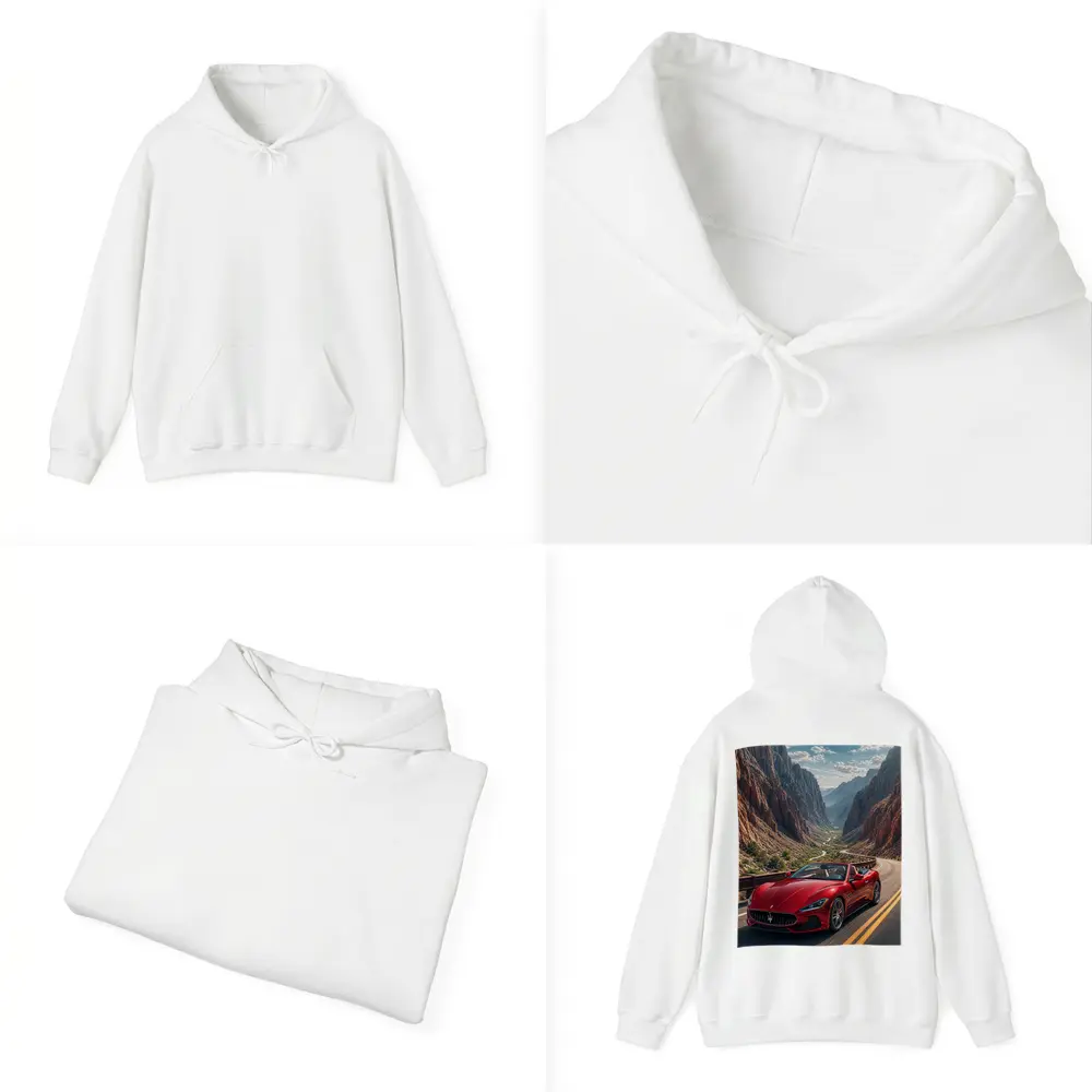 Maserati GranCabrio Red Canyon Road Drive – Hoodies