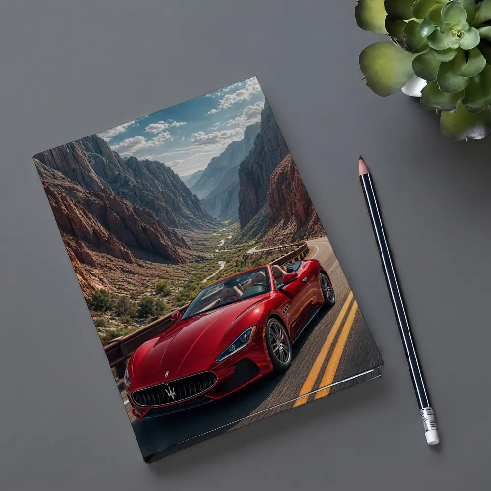 Maserati GranCabrio Red Canyon Road Drive – Notebooks