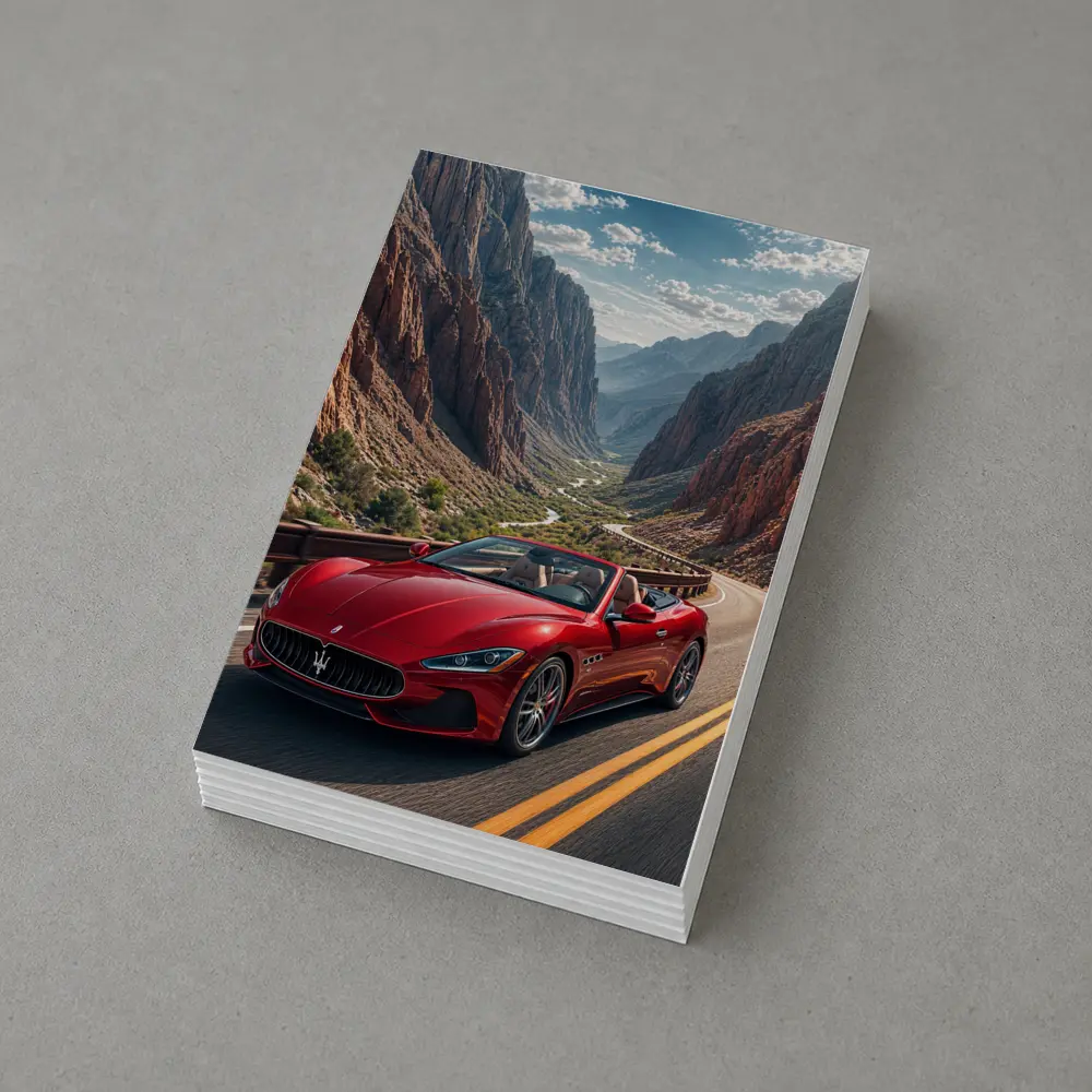Maserati GranCabrio Red Canyon Road Drive – Postcards